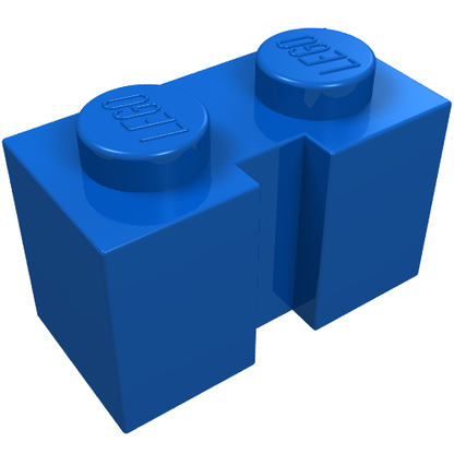 Part 4216 - Brick, Modified 1 x 2 with Channel - De BrickPlaats