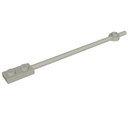 Part 42445 - Bar 12L with 1 x 2 Plate End Solid Studs and 1 x 1 Round Plate End - De BrickPlaats