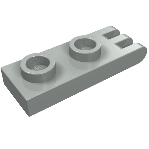 Part 4275b - Hinge Plate 1 x 2 with 3 Fingers on End - Hollow Studs - De BrickPlaats