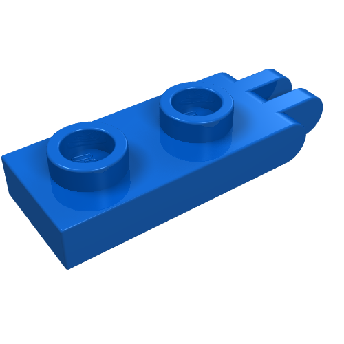 Part 4276b - Hinge Plate 1 x 2 with 2 Fingers on End - Hollow Studs - De BrickPlaats