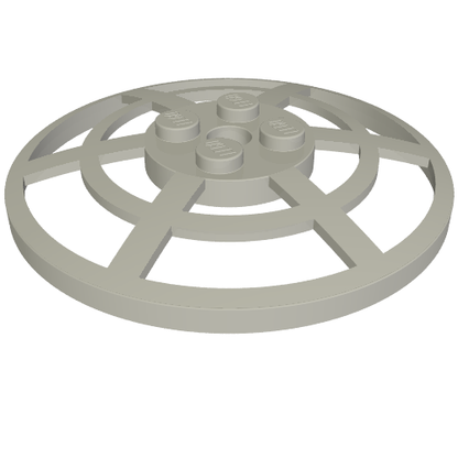 Part 4285b - Dish 6 x 6 Inverted (Radar) Webbed - Type 2 (Underside Attachment Positions at 90 degrees) - De BrickPlaats