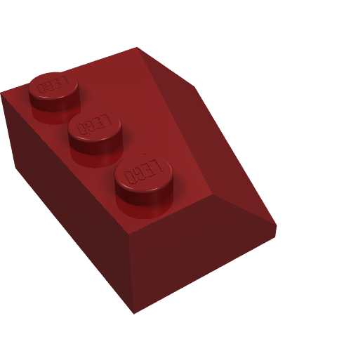 Part 42862 - Wedge 3 x 3 Sloped Left - De BrickPlaats