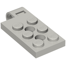 Part 43045 - Hinge Plate 2 x 4 with Pin Hole and 2 Holes - Top - De BrickPlaats