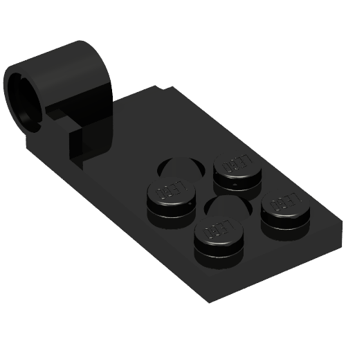Part 43056 - Hinge Plate 2 x 4 with Pin Hole and 2 Holes - Bottom - De BrickPlaats