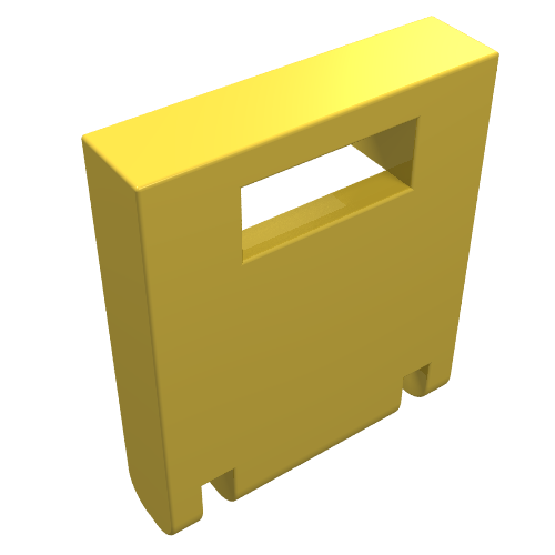 Part 4346 - Container, Box 2 x 2 x 2 Door with Slot - De BrickPlaats