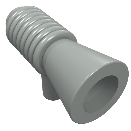 Part 4349 - Minifigure, Utensil Loudhailer / Megaphone / SW Blaster - De BrickPlaats
