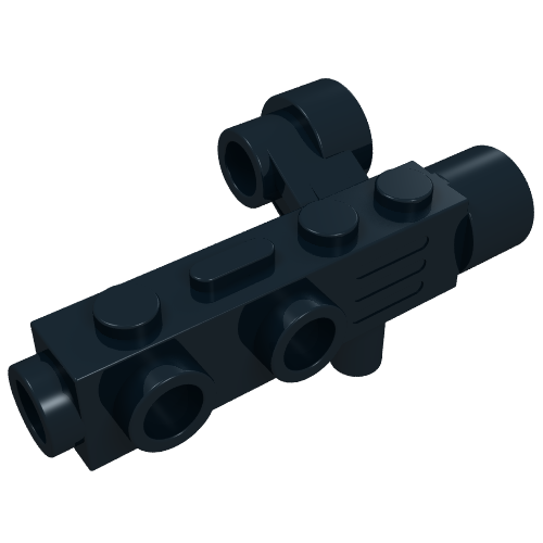 Part 4360 - Minifigure, Utensil Camera with Side Sight (Space Gun) - De BrickPlaats