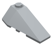 Part 43711 - Wedge 4 x 2 Triple Right - De BrickPlaats