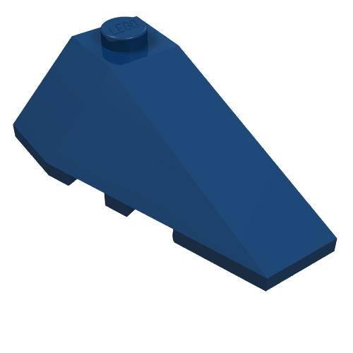 Part 43711 - Wedge 4 x 2 Triple Right - De BrickPlaats