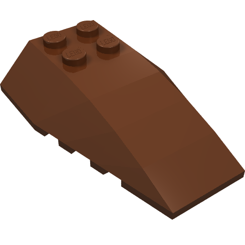 Part 43712 - Wedge 6 x 4 Triple Curved - De BrickPlaats