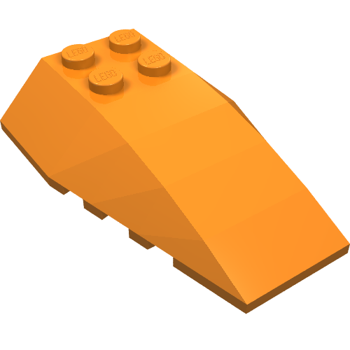 Part 43712 - Wedge 6 x 4 Triple Curved - De BrickPlaats