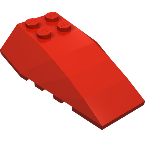 Part 43712 - Wedge 6 x 4 Triple Curved - De BrickPlaats