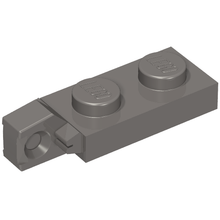 Part 44301b - Hinge Plate 1 x 2 Locking with 1 Finger on End without Bottom Groove - De BrickPlaats