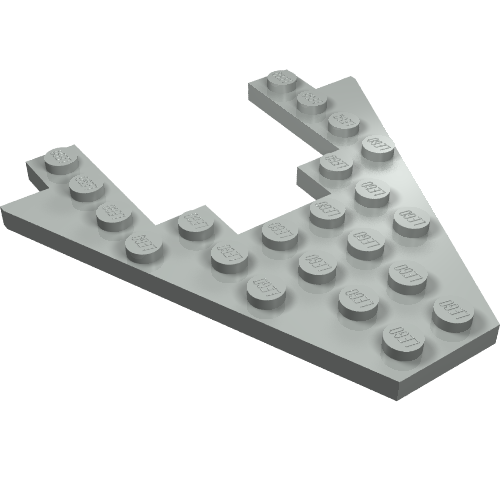 Part 4475 - Wedge, Plate 8 x 8 with 4 x 4 Cutout - De BrickPlaats