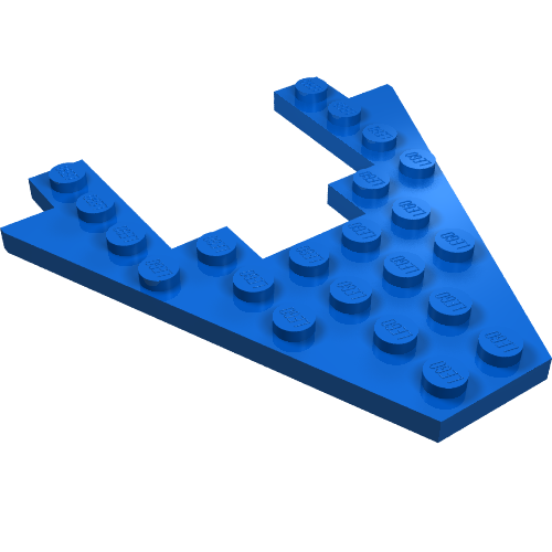 Part 4475 - Wedge, Plate 8 x 8 with 4 x 4 Cutout - De BrickPlaats
