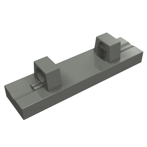 Part 44822 - Hinge Tile 1 x 4 Locking Dual 1 Finger on Top - De BrickPlaats