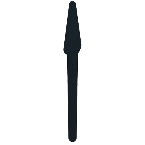 Part 4497 - Minifigure, Weapon Pike / Spear - Handle with Round End - De BrickPlaats
