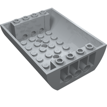 Part 45410 - Slope, Curved 6 x 8 x 2 Inverted Double - De BrickPlaats