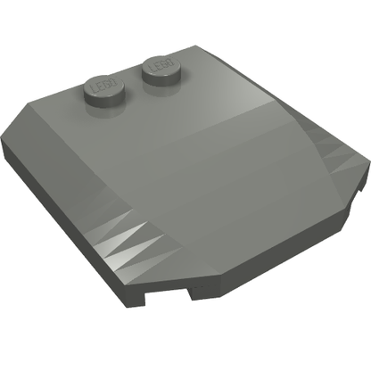 Part 45677 - Wedge 4 x 4 x 2/3 Triple Curved - De BrickPlaats