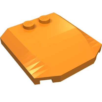 Part 45677 - Wedge 4 x 4 x 2/3 Triple Curved - De BrickPlaats