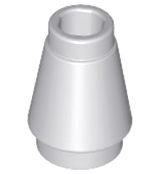 Part 4589b - Cone 1 x 1 with Top Groove - De BrickPlaats