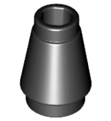 Part 4589b - Cone 1 x 1 with Top Groove - De BrickPlaats