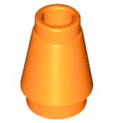 Part 4589b - Cone 1 x 1 with Top Groove - De BrickPlaats