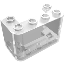 Part 4594 - Windscreen 2 x 4 x 2 Vertical - De BrickPlaats