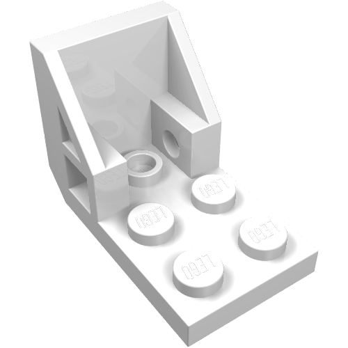 Part 4598 - Bracket 3 x 2 - 2 x 2 Inverted (Space Seat) - De BrickPlaats