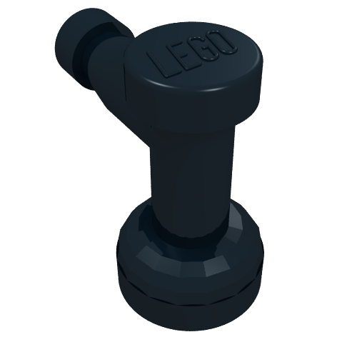 Part 4599b - Tap 1 x 1 without Hole in Nozzle End - De BrickPlaats