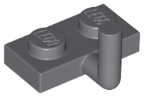 Part 4623b - Plate, Modified 1 x 2 with Bar Arm Up (Horizontal Arm 5mm) - De BrickPlaats