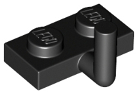 Part 4623b - Plate, Modified 1 x 2 with Bar Arm Up (Horizontal Arm 5mm) - De BrickPlaats