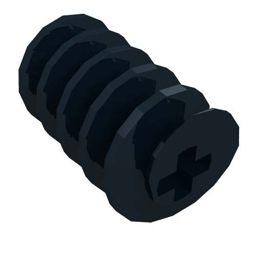 Part 4716 - Technic, Gear Worm Screw, Long - De BrickPlaats