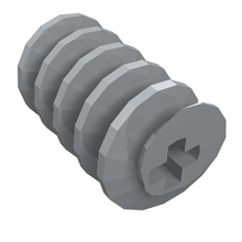 Part 4716 - Technic, Gear Worm Screw, Long - De BrickPlaats