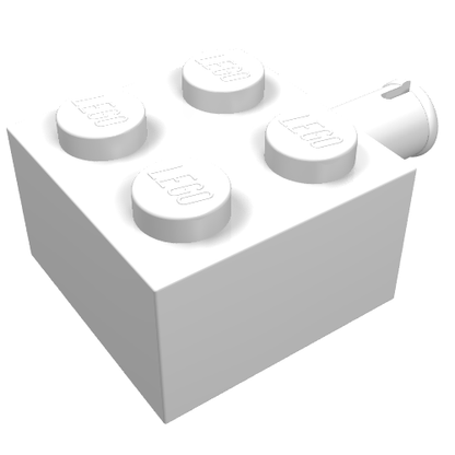Part 4730 - Brick, Modified 2 x 2 with Pin and No Axle Hole - De BrickPlaats