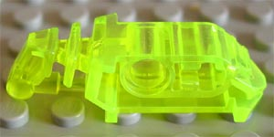 Part 47313 - Bionicle Head Connector Block Eye/Brain Stalk (Toa Metru) - De BrickPlaats