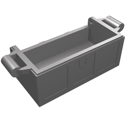 Part 4738a - Container, Treasure Chest Bottom with Slots in Back - De BrickPlaats