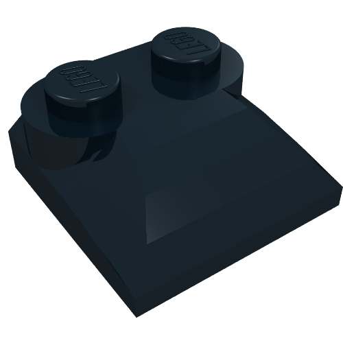 Part 47457 - Slope, Curved 2 x 2 x 2/3 with 2 Studs and Curved Sides - De BrickPlaats