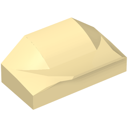 Part 47458 - Slope, Curved 1 x 2 x 2/3 Wing End - De BrickPlaats