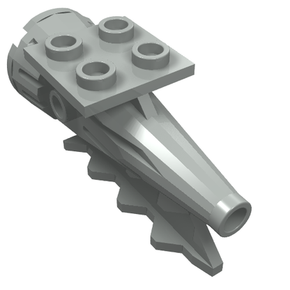 Part 4746 - Tail 4 x 2 x 2, Aircraft Rocket Engine - De BrickPlaats