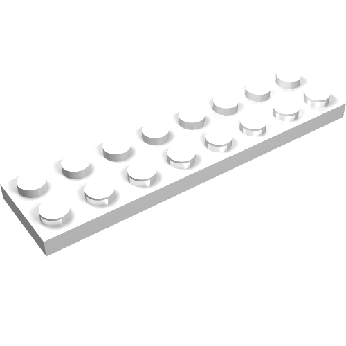 Part 4758 - Electric Plate 2 x 8 with Contacts - De BrickPlaats