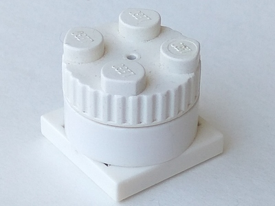 Part 4774c02 - Electric, Sound Siren 9V 2 x 2 x 1 1/3 with 2 Space Noises - De BrickPlaats