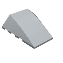 Part 47753 - Wedge 4 x 4 Triple Curved No Studs - De BrickPlaats