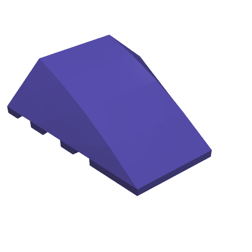 Part 47753 - Wedge 4 x 4 Triple Curved No Studs - De BrickPlaats