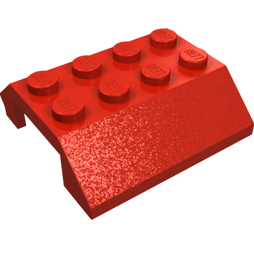Part 4857 - Slope 45 4 x 4 Double with Hinge - De BrickPlaats