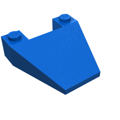 Part 4858 - Wedge 4 x 4 Taper without Stud Notches - De BrickPlaats