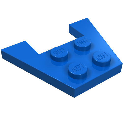 Part 4859 - Wedge, Plate 3 x 4 without Stud Notches - De BrickPlaats
