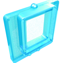 Part 4862 - Glass for Window 1 x 2 x 2 Plane - De BrickPlaats