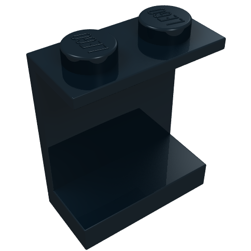 Part 4864a - Panel 1 x 2 x 2 - Solid Studs - De BrickPlaats