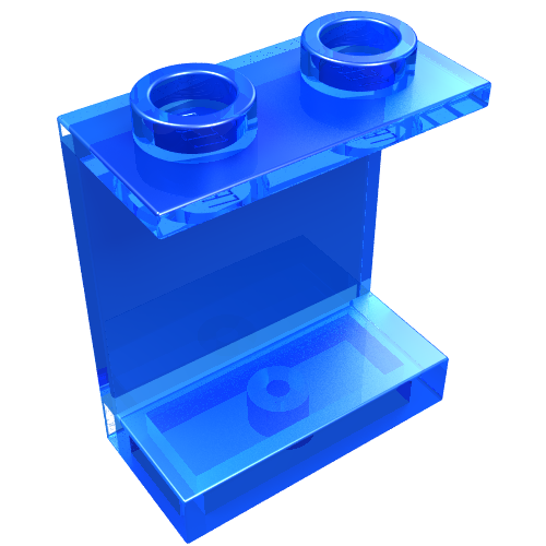 Part 4864b - Panel 1 x 2 x 2 - Hollow Studs - De BrickPlaats